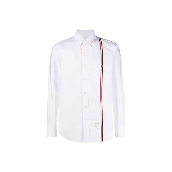 Thom Browne Thom Browne Classic Stripe Button-Up Shirt -2507 Size US S / EU 44-46 / 1 - 7 Thumbnail