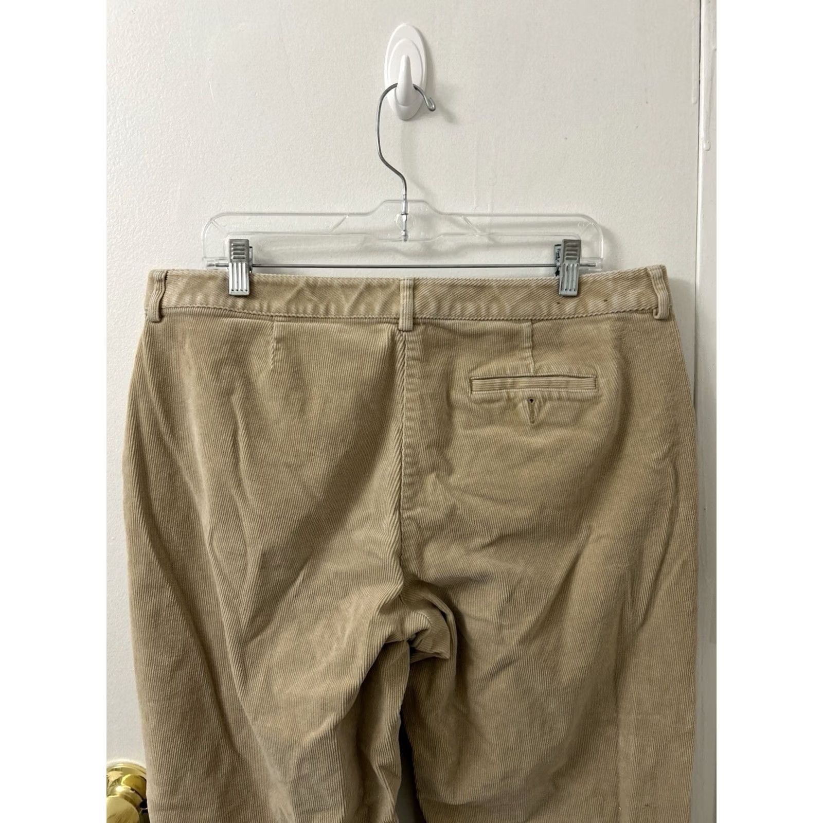 Vintage LL Bean Corduroy Pants Womens 16 36x27 Tan Brown Khakis Straight Leg Trousers 500952 Comfortable Pockets Stretch Easy Care Vintage No Size 38" / US 16 / IT 52 - 7 Thumbnail