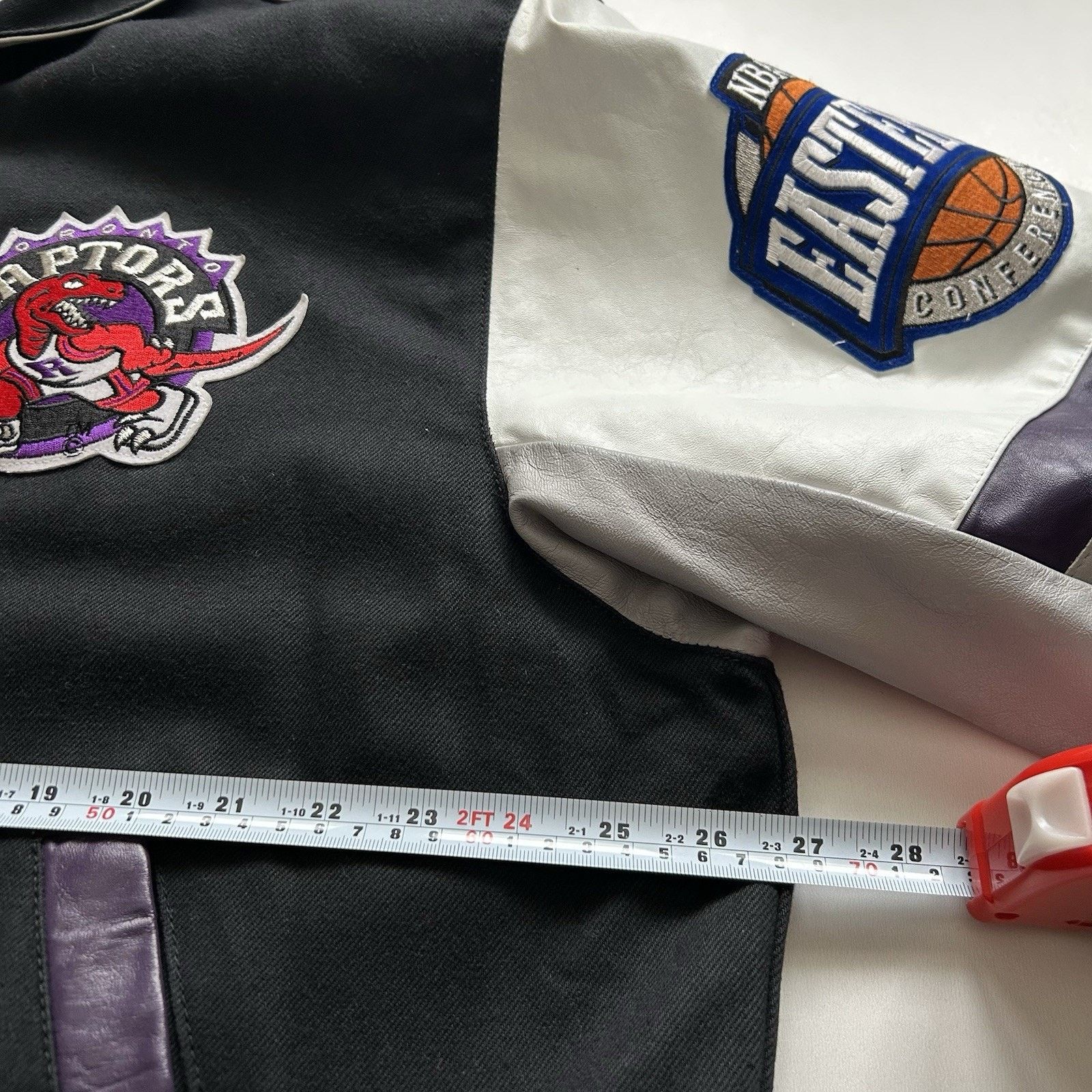 Jeff Hamilton × NBA × Vintage Vintage 90s Jeff Hamilton NBA Toronto Raptors Jacket Size XL Size US XL / EU 56 / 4 - 10 Thumbnail