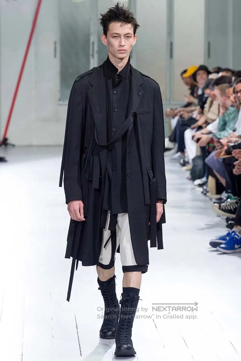 Yohji Yamamoto Yohji Yamamoto Long Coat with ribbons. Size US M / EU 48-50 / 2 - 2 Thumbnail
