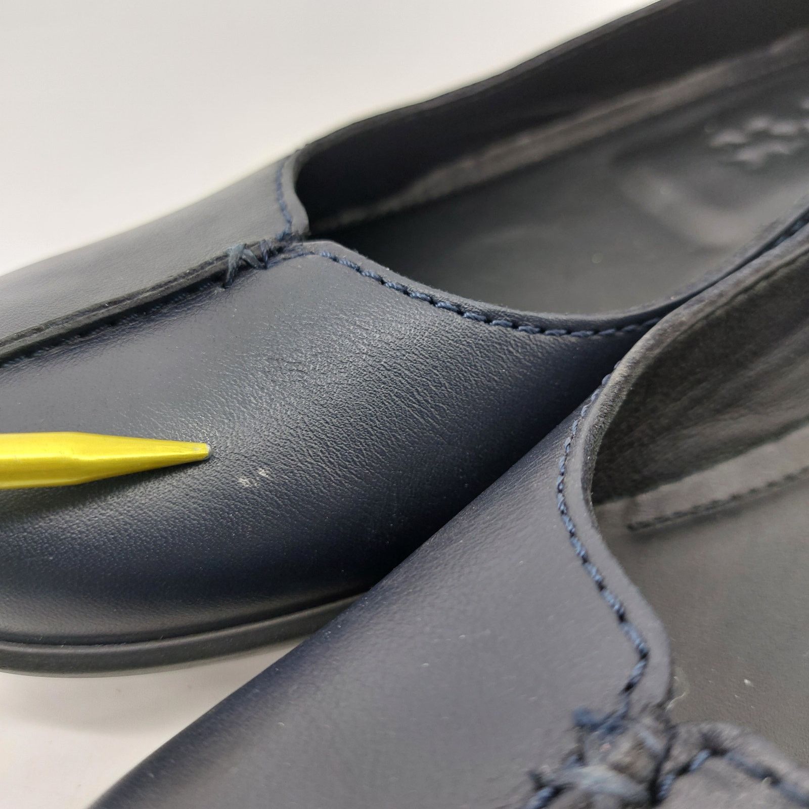 Other Hotter Womens Size 8 Robyn Leather Navy Blue Womens Slip On Size US 8 / IT 38 - 5 Thumbnail