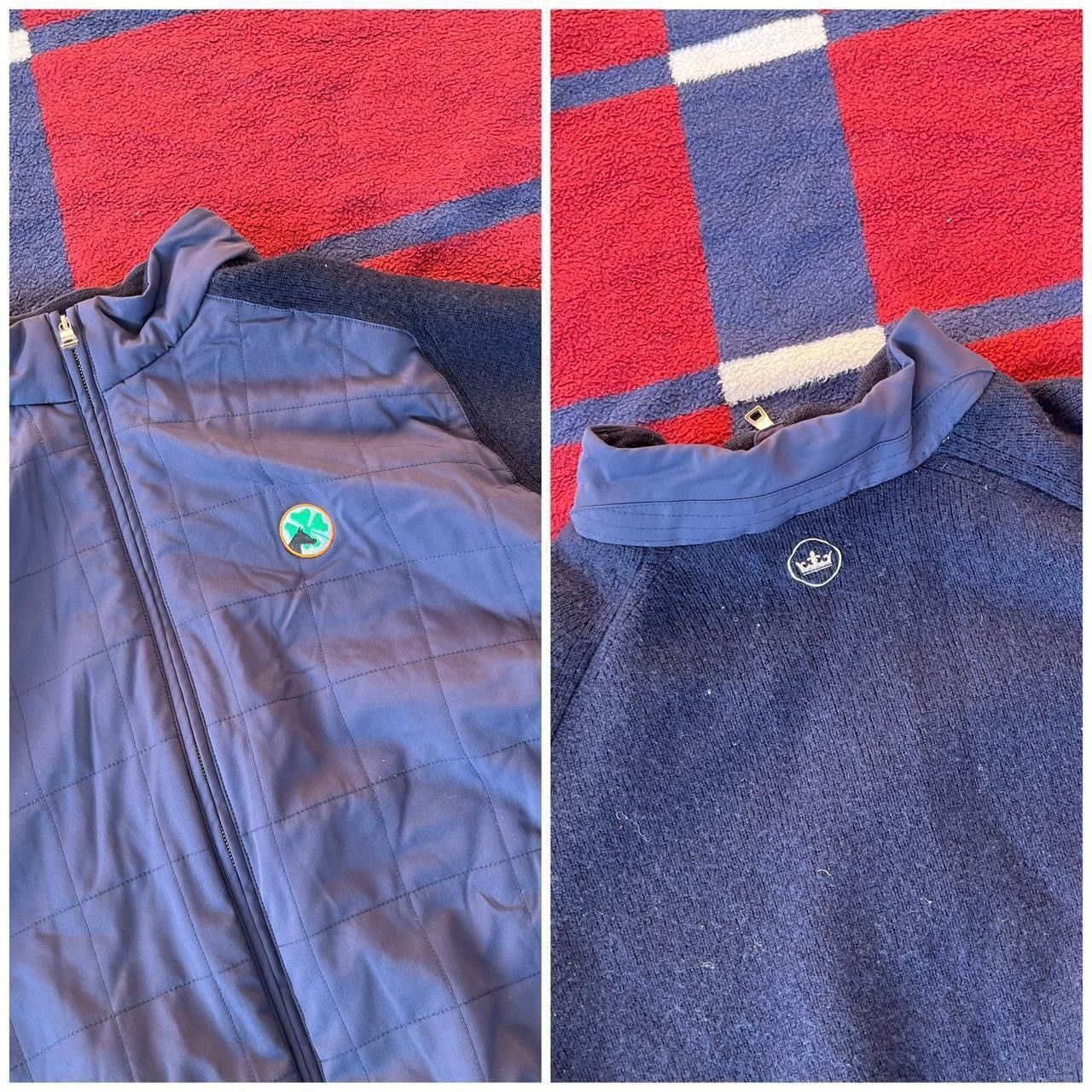 Peter Millar Peter Millar quilted Crown Elite navy blue sweater Jacket Size US L / EU 52-54 / 3 - 4 Thumbnail