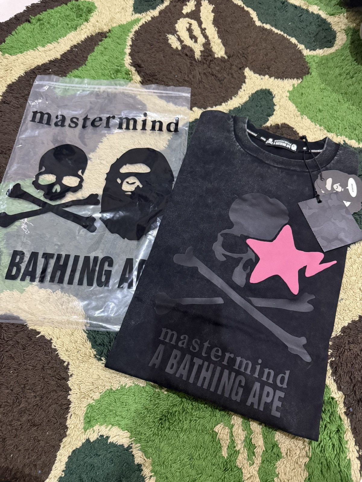 Bape × Mastermind Japan Bape x Mastermind Relaxed Tee Size US M / EU 48-50 / 2 - 2 Thumbnail
