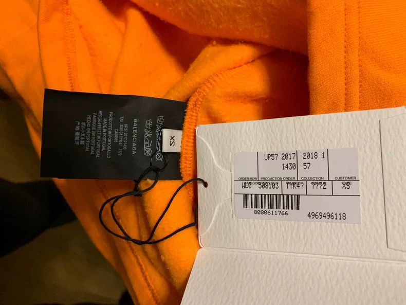 Balenciaga balenciaga color block hoodie with slogan Size US XS / EU 42 / 0 - 4 Thumbnail