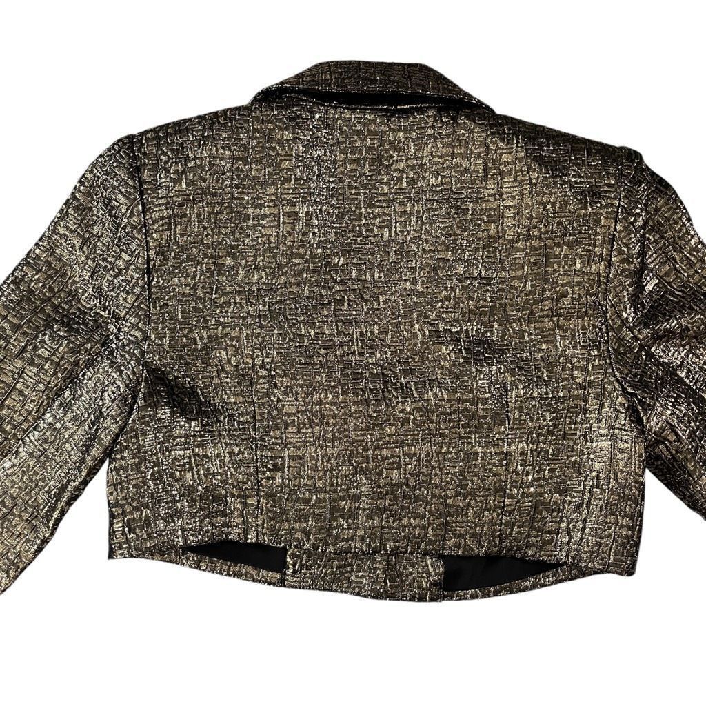 Other Michael Costello x REVOLVE Washington Jacket in Black & Gold Size XS / US 0-2 / IT 36-38 - 13 Thumbnail