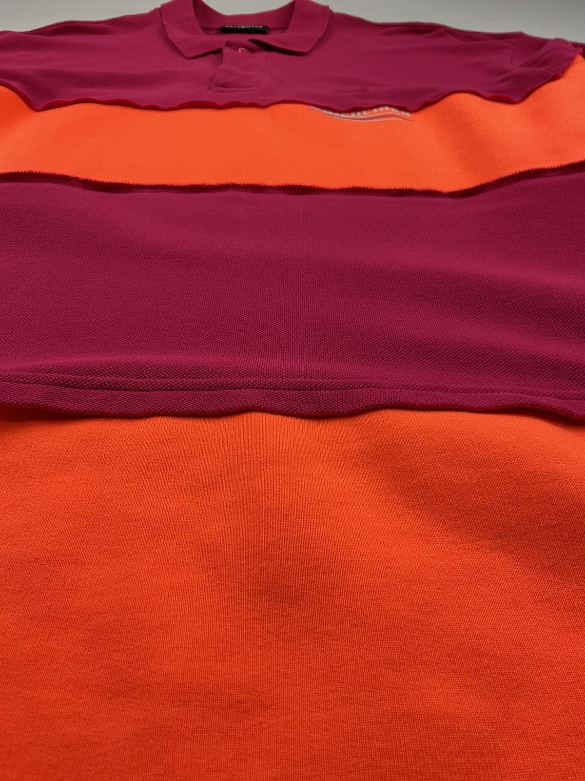Balenciaga Balenciaga Patchwork Oversized Long Sleeve Polo Shirt Size US XS / EU 42 / 0 - 8 Thumbnail