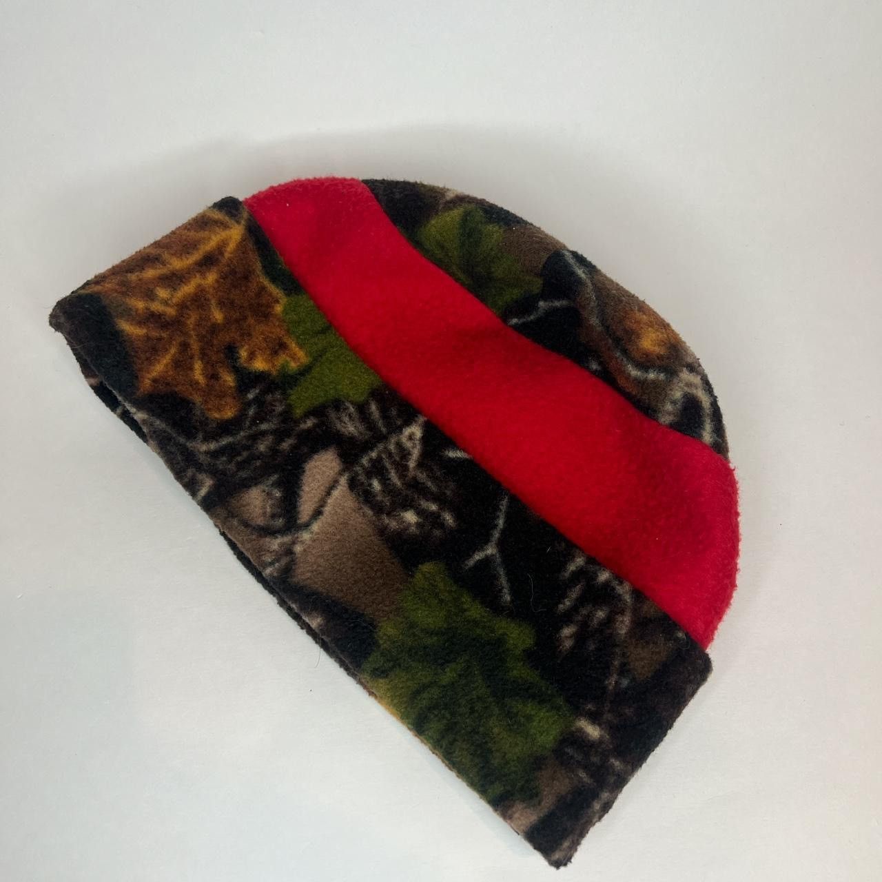 Vintage real tree camo fleece beanie Size ONE SIZE - 2 Thumbnail