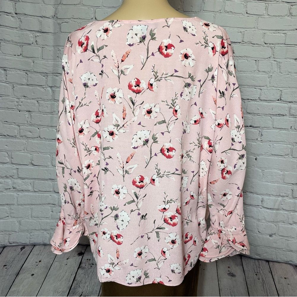 Sanctuary Sanctuary Posey Bell-Sleeve Floral Blouse Size L Size L / US 10 / IT 46 - 4 Thumbnail