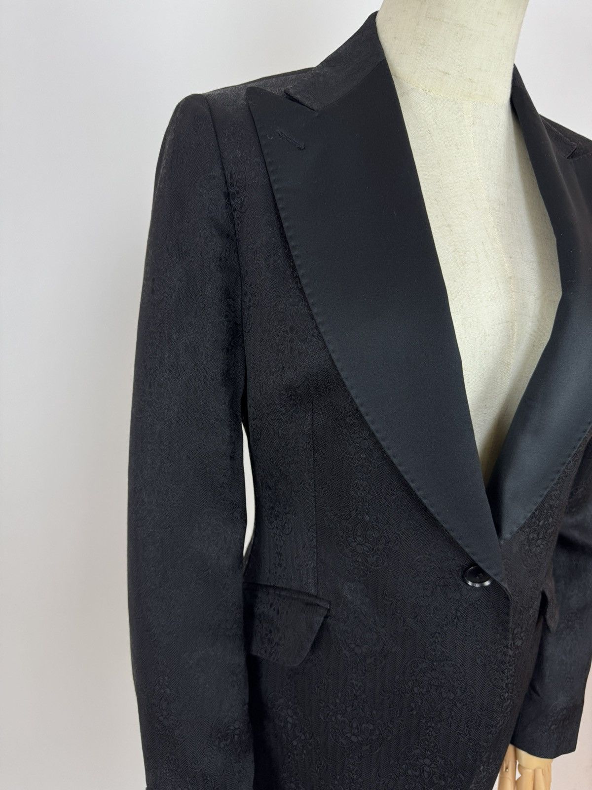 Designer × Tagliatore TAGLIATORE Womens Blazer Night Cocktail Smoking Jacket Size XS / US 0-2 / IT 36-38 - 6 Thumbnail