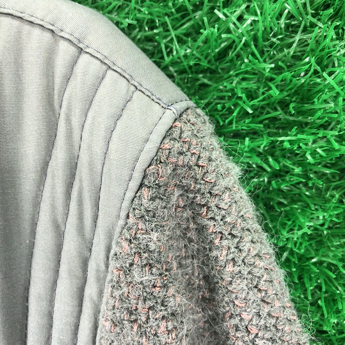 Japanese Brand Vintage 80's Wool Knit Zipper Jacket Workwear Size US S / EU 44-46 / 1 - 9 Thumbnail