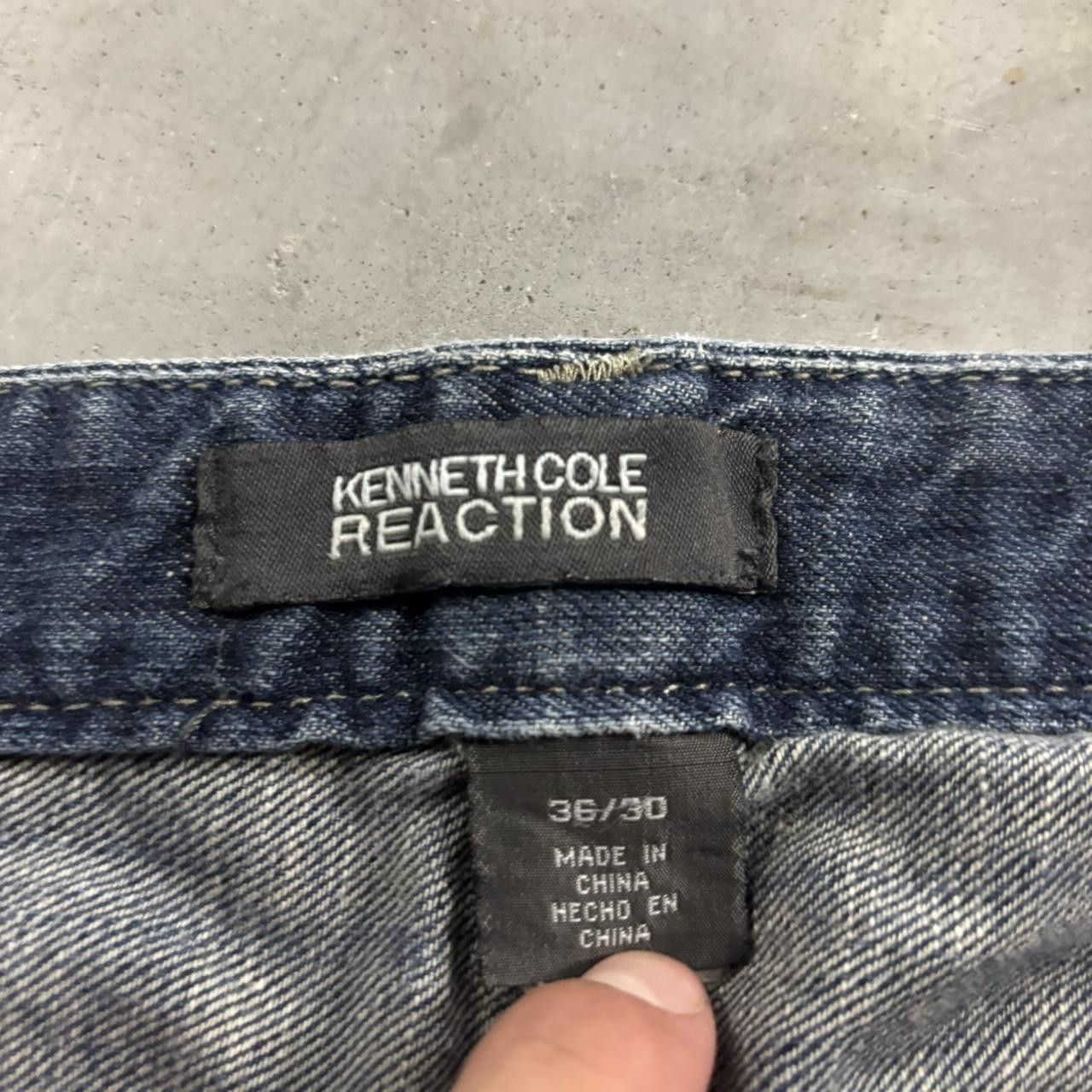 Vintage Crazy Vintage Y2K/2000s Grunge Faded Dark Wash Denim Jeans! 36x30 Size US 36 / EU 52 - 8 Thumbnail