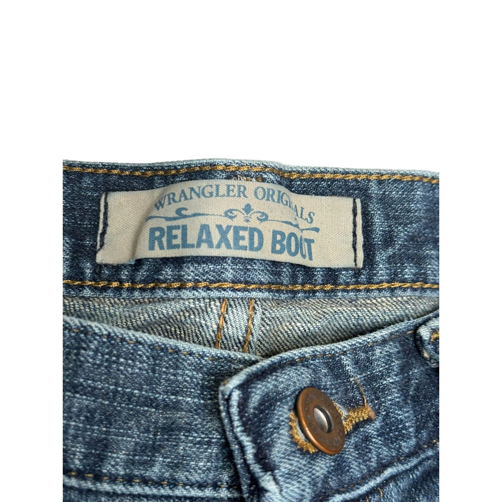 Wrangler Wrangler Men Jeans Relaxed Boot Leg High-Rise Denim 34x34 Size US 34 / EU 50 - 5 Thumbnail