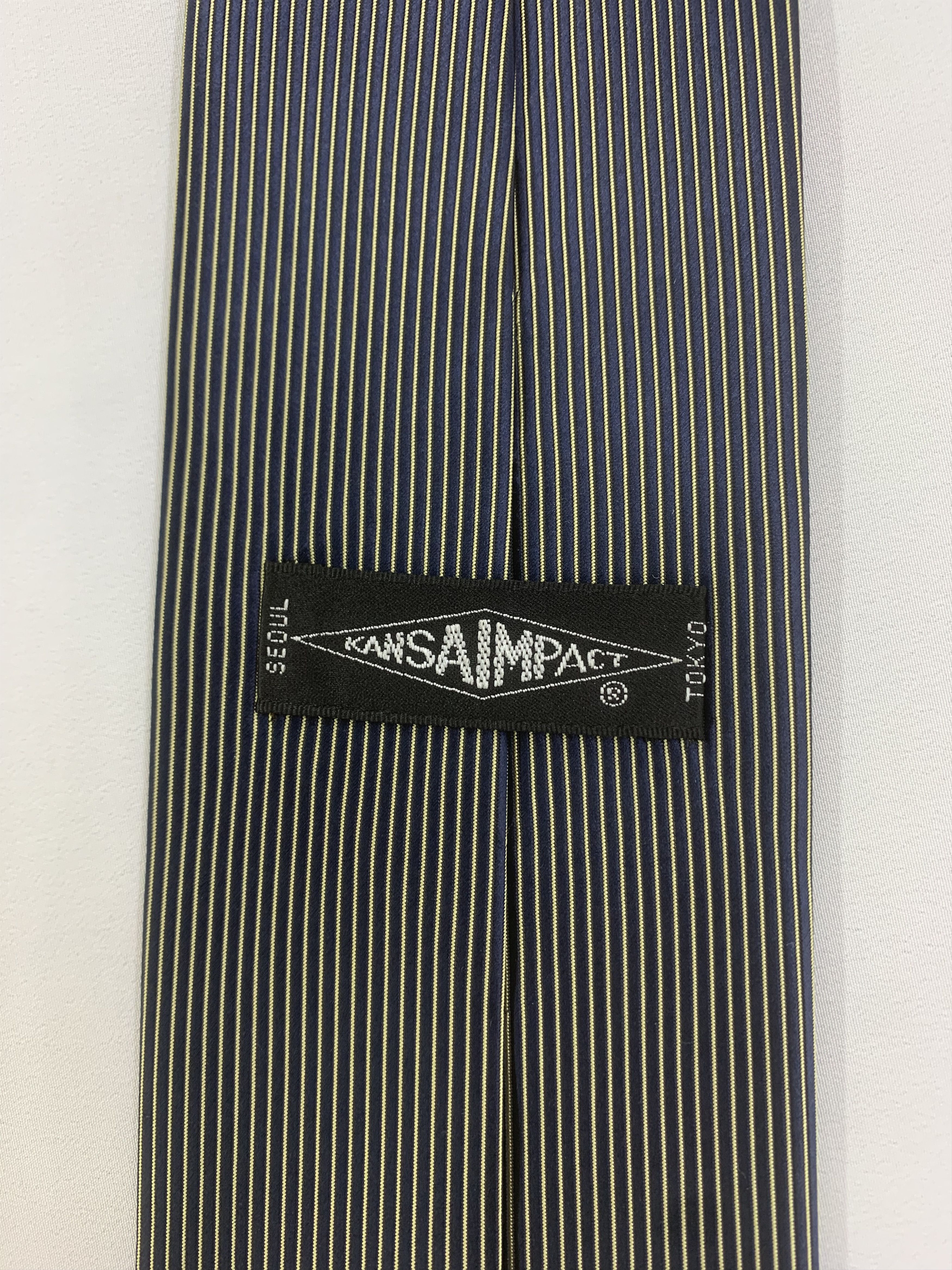 Kansai Yamamoto Kansai Yamamoto silk tie black striped NT1003 Size ONE SIZE - 4 Thumbnail