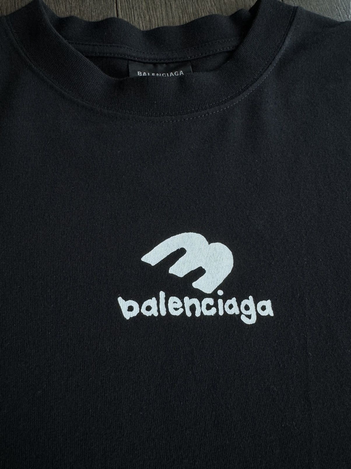 Balenciaga Balenciaga Doodle Logo T-shirt Size US S / EU 44-46 / 1 - 3 Thumbnail