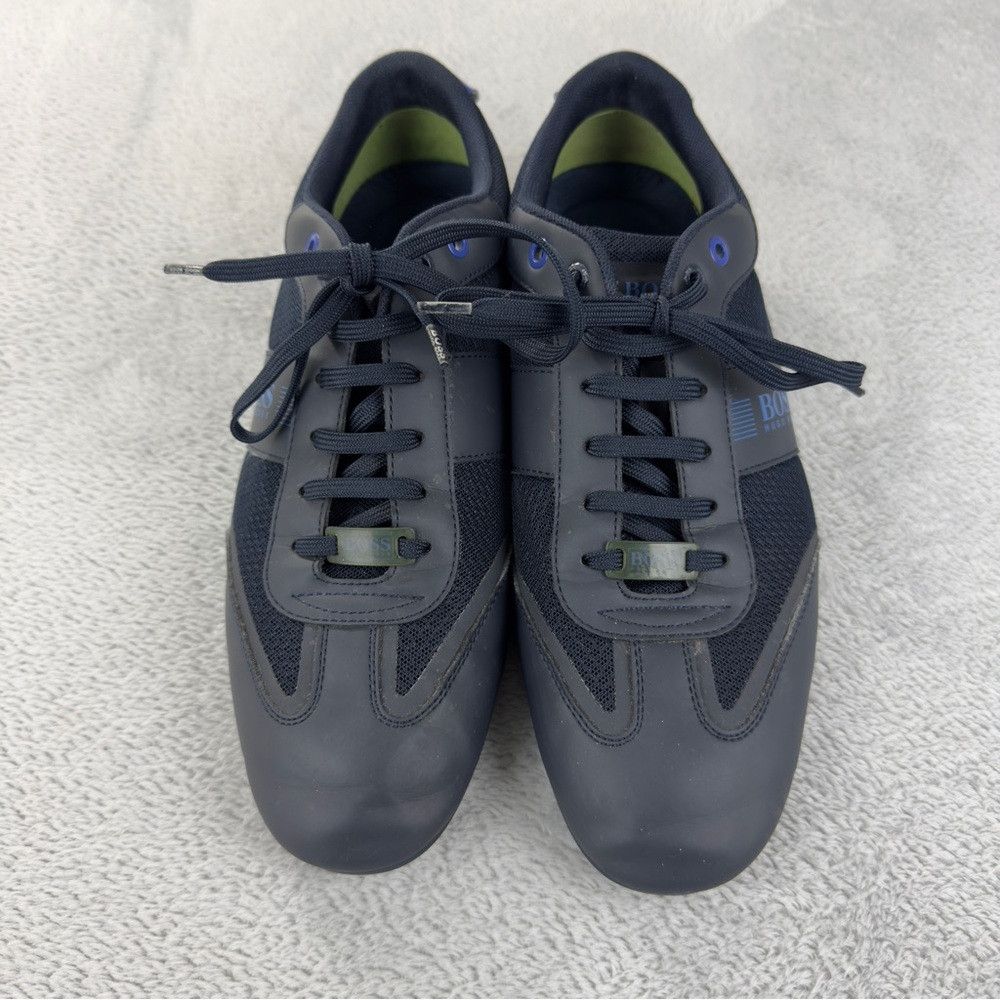 Hugo Boss Hugo Boss Low Top Blue Sneakers Men's Sz 11 US/10 UK/44 EU Size US 11 / EU 44 - 9 Thumbnail