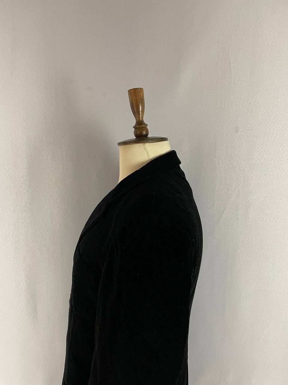 Prada Prada Corduroy Blazer Jacket Black Size US M / EU 48-50 / 2 - 6 Thumbnail