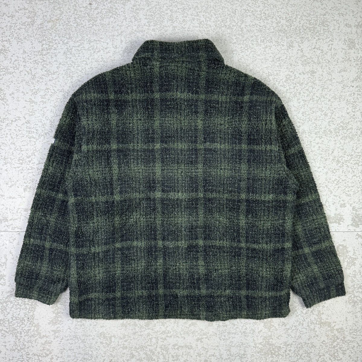 Ellesse × If Six Was Nine Ellesse Shadow Plaid Quilted Lining Fleece Zipper Jacket Size US M / EU 48-50 / 2 - 11 Thumbnail