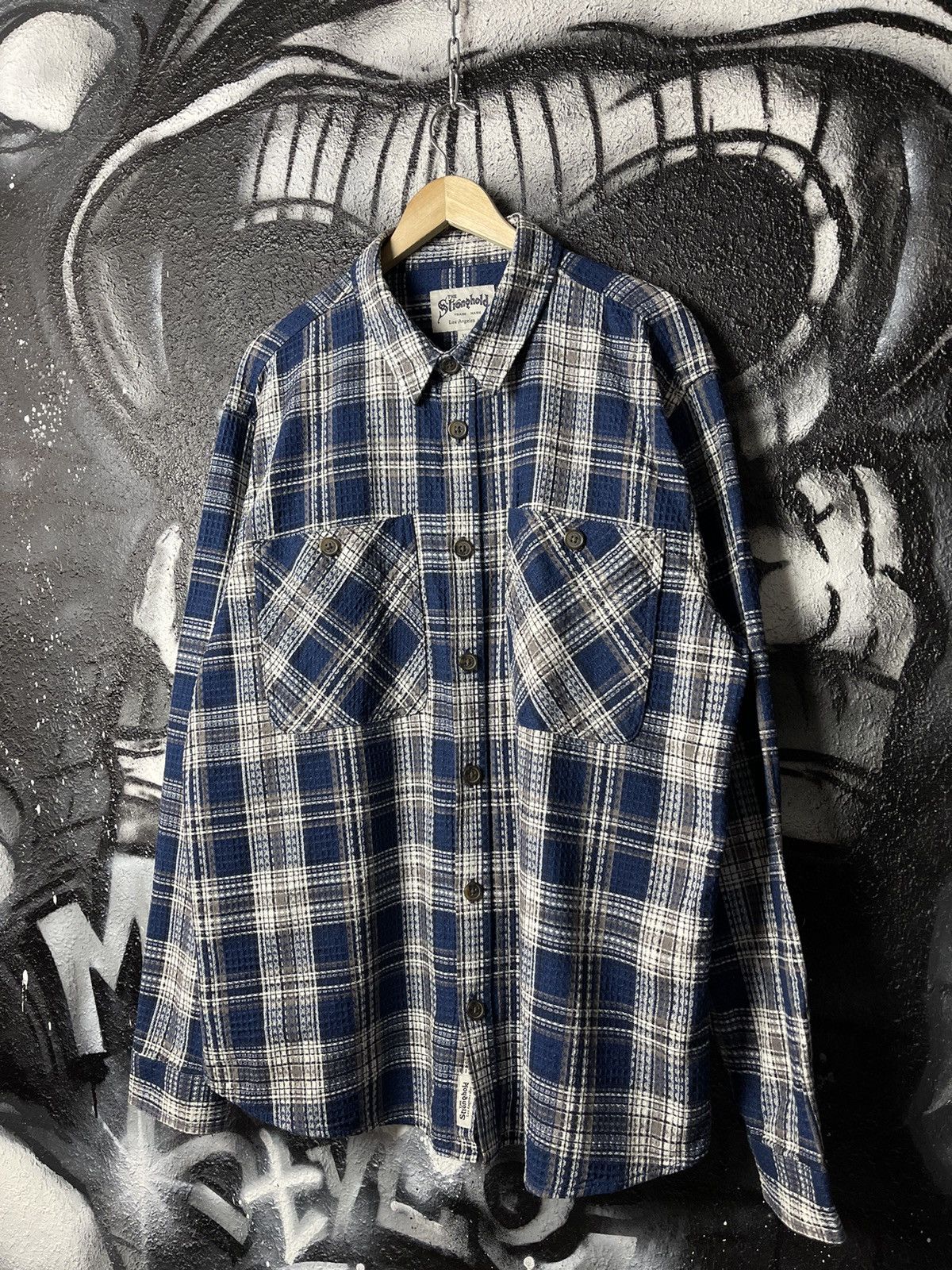 The Stronghold The Stronghold Plaid Knit Overshoot Shirt Men’s Size XL Size US L / EU 52-54 / 3 - 12 Thumbnail