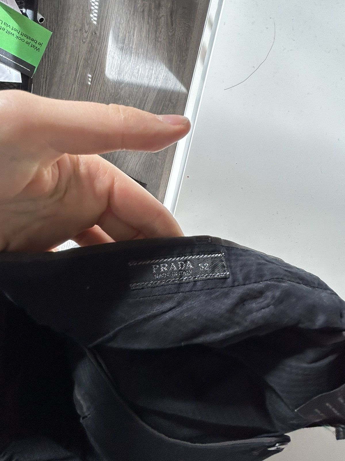 Prada Charcoal Nylon Pants Size US 36 / EU 52 - 14 Thumbnail