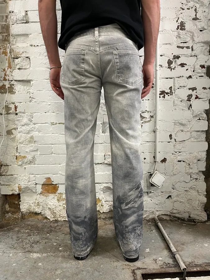 Roberto Cavalli 1990s Roberto Cavalli Angels Renaissance Grey Pants Size US 32 / EU 48 - 7 Thumbnail