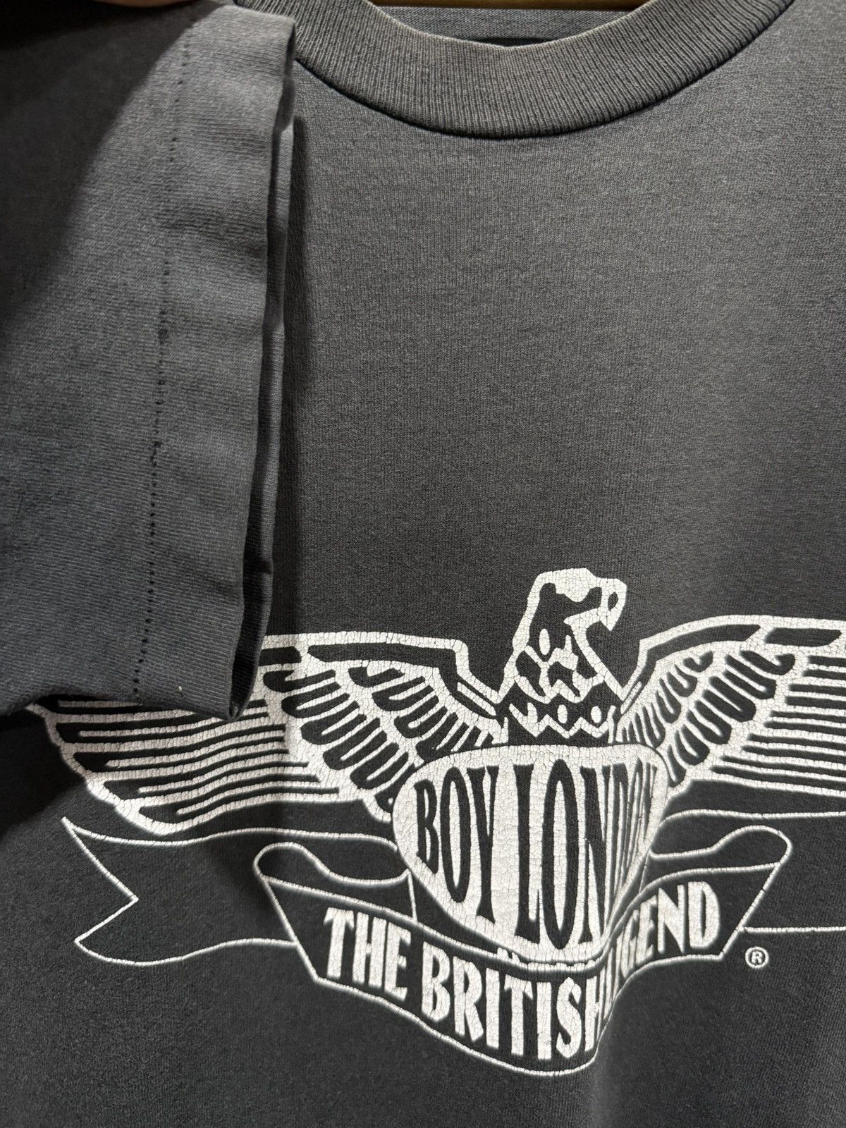 Boy London × Seditionaries × Vintage Vintage 90s Boy London The British Lagend Sun Faded Tee Size US M / EU 48-50 / 2 - 6 Thumbnail