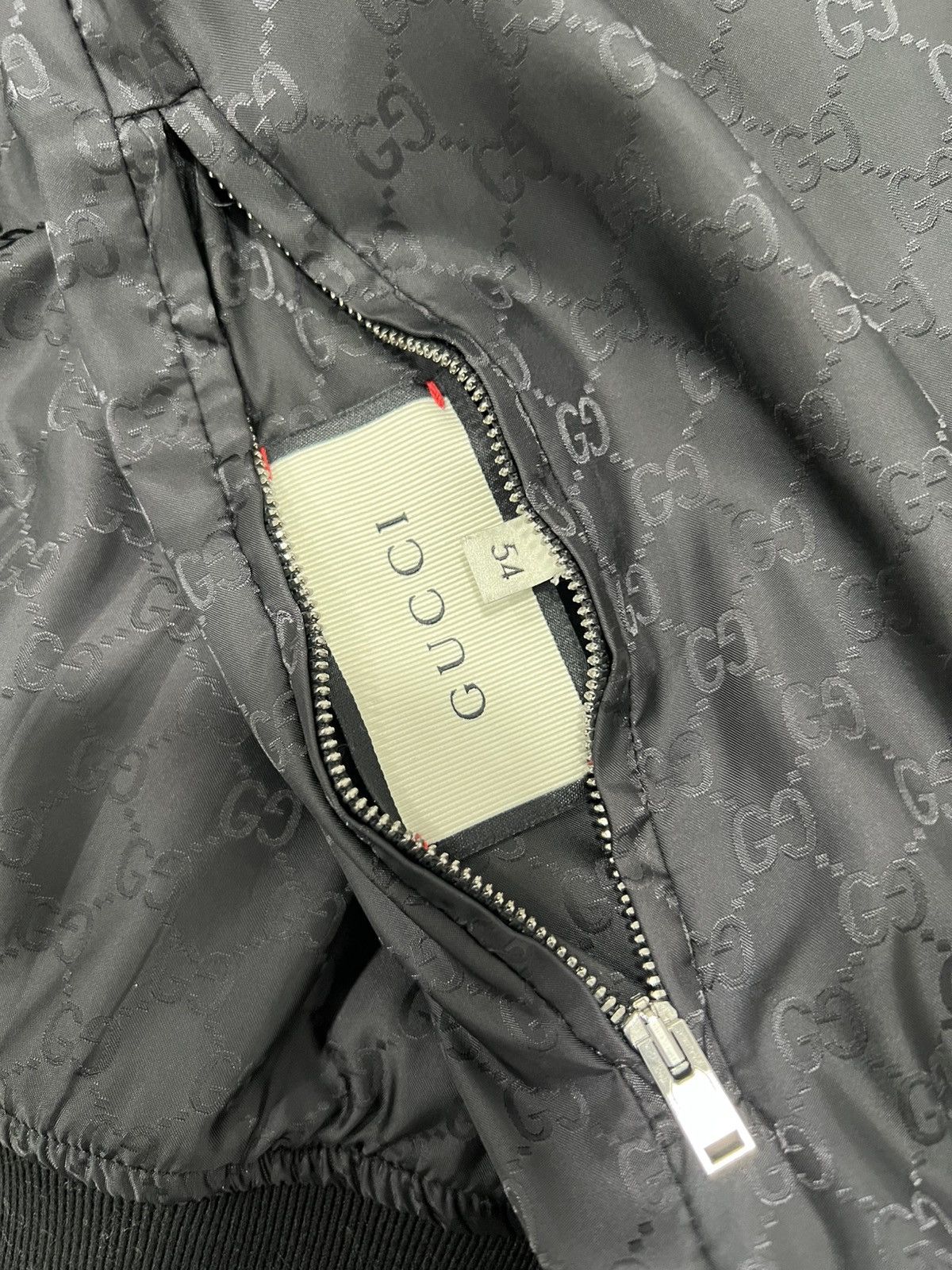 Gucci Gucci black reversible bomber jacket Size US L / EU 52-54 / 3 - 6 Thumbnail