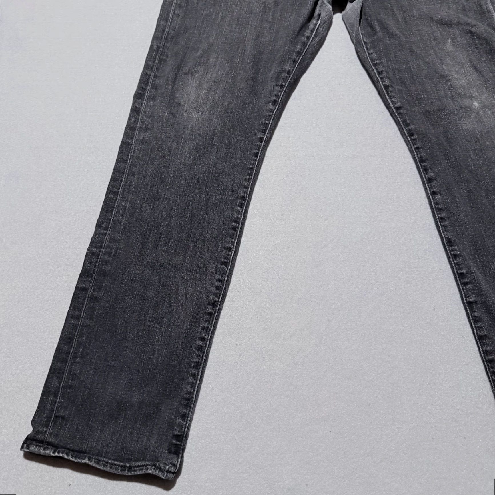 Levi's Levi's 513 Jeans Men's Gray Denim Mid Rise Zip Fly Slim Size US 33 - 5 Thumbnail