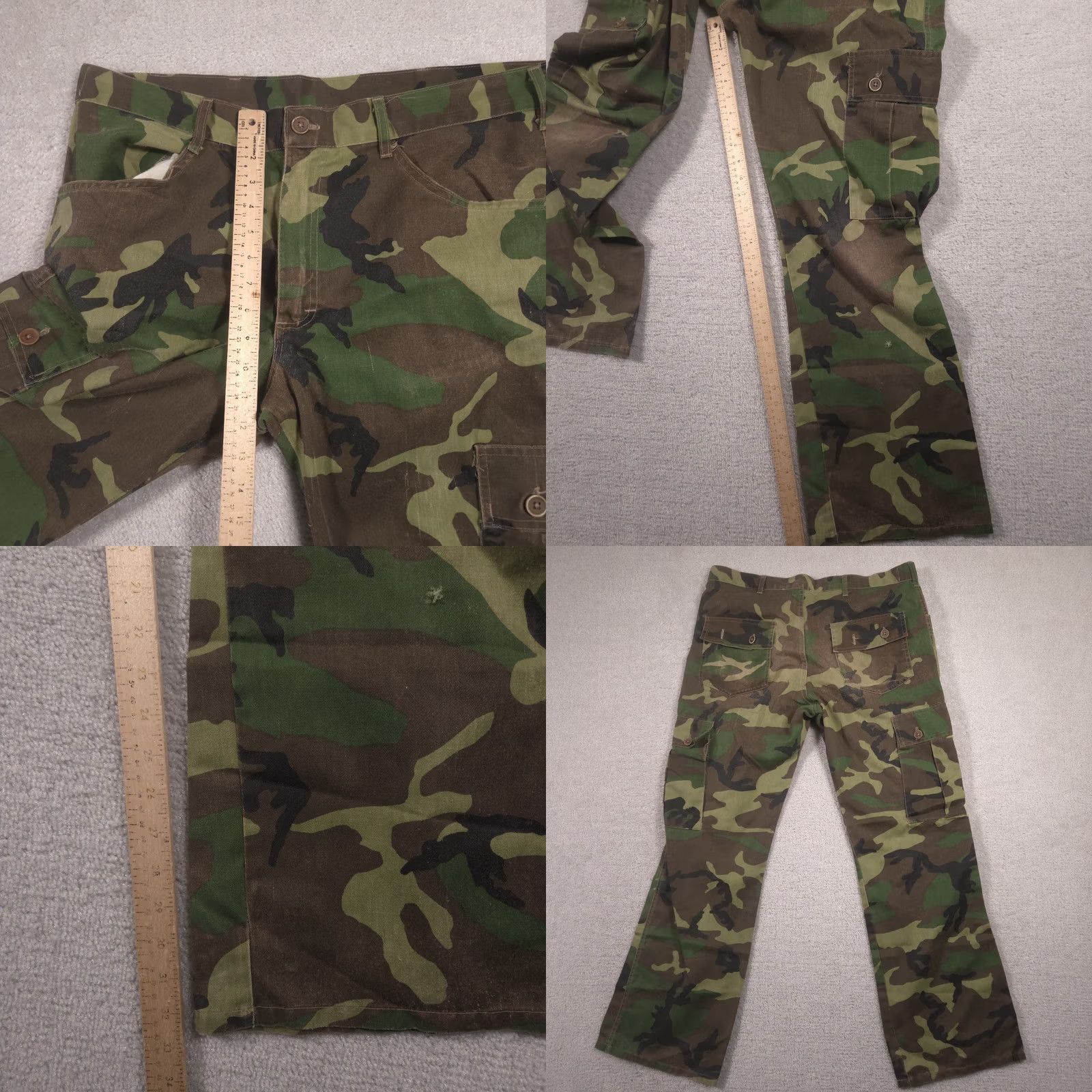 Bass Pro Shops Bass Pro Shops Cargo Pants Mens 40x33 Green Woodland Camo Hunting Army Outdoor Size US 40 / EU 56 - 9 Thumbnail
