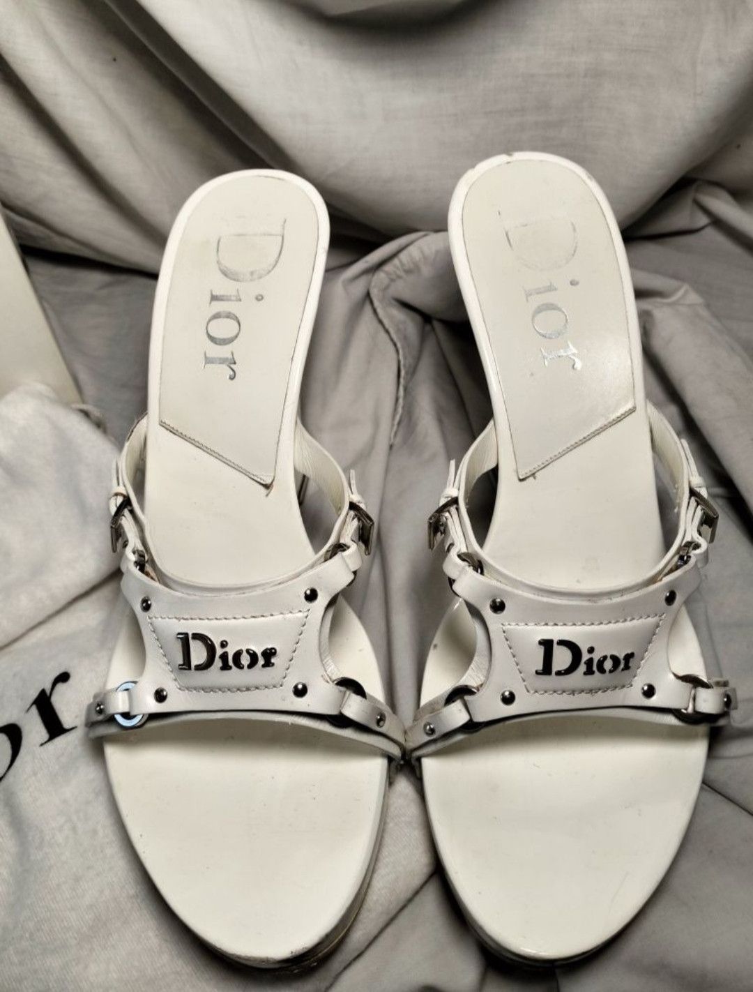 Dior DIOR GALLIANO 2003 Bondage Vintage Heels Mules Size US 10 / IT 40 - 3 Thumbnail