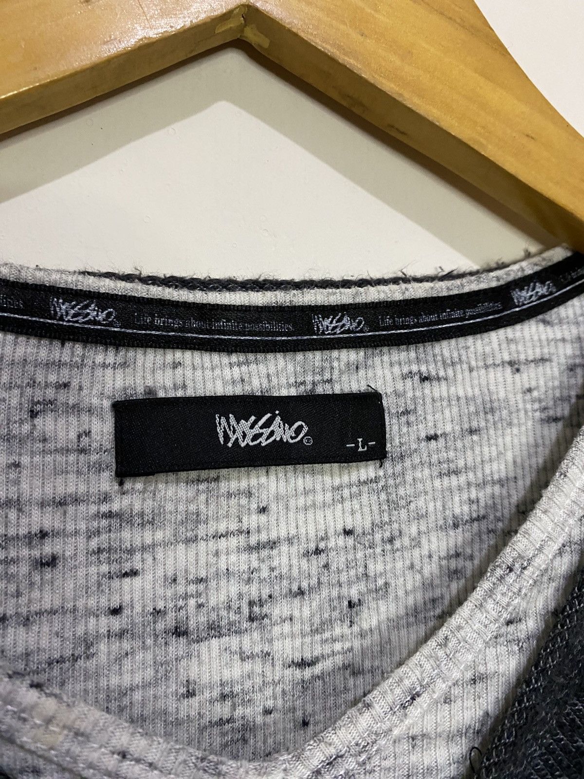 If Six Was Nine × Japanese Brand × Le Grande Bleu (L.G.B.) Long Sleeve MOSSIMO Double Layer Japan style Size US L / EU 52-54 / 3 - 4 Thumbnail