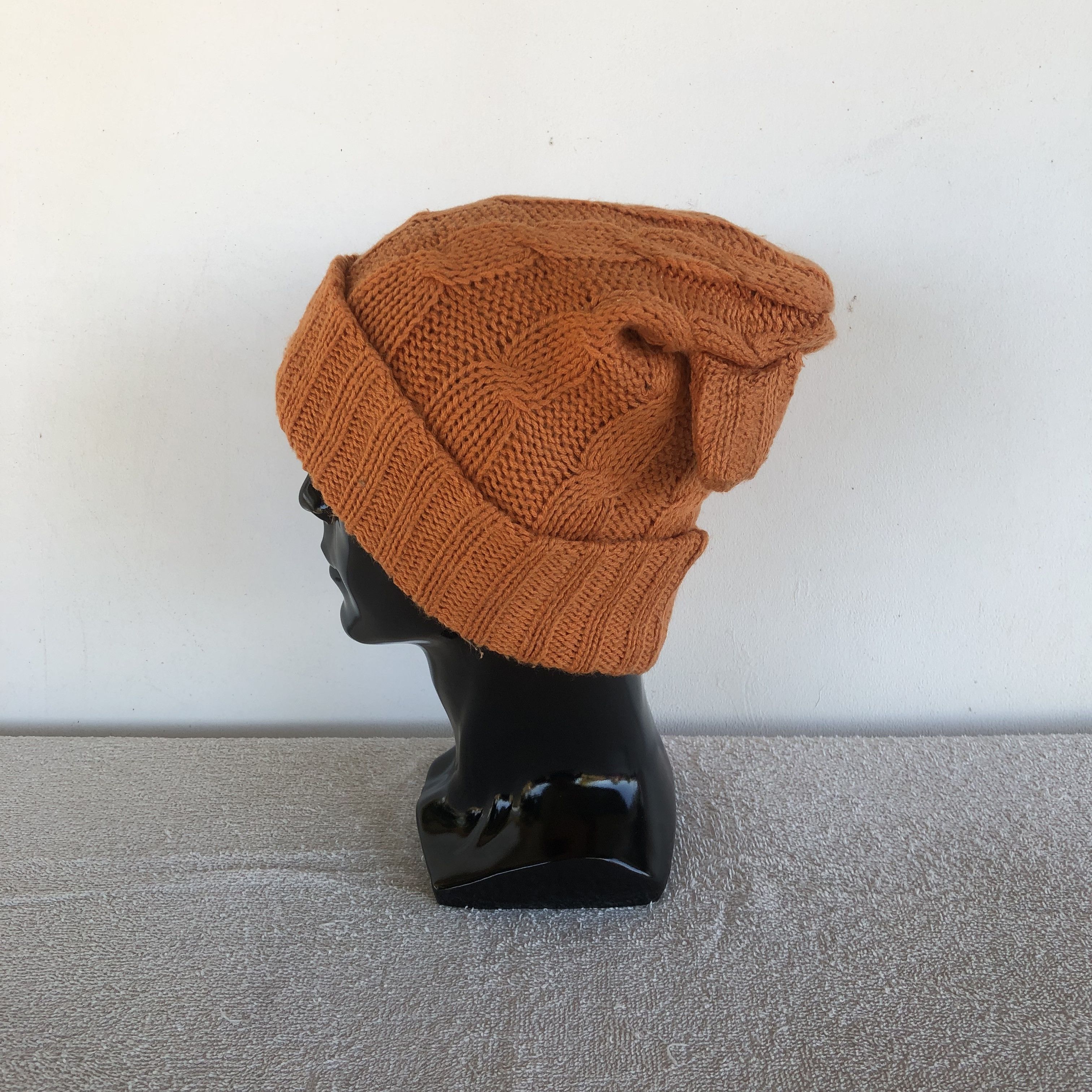 Japanese Brand Vintage 90s Japanese Aran Isle Funny Beanie Snow Caps Hats Size ONE SIZE - 4 Thumbnail