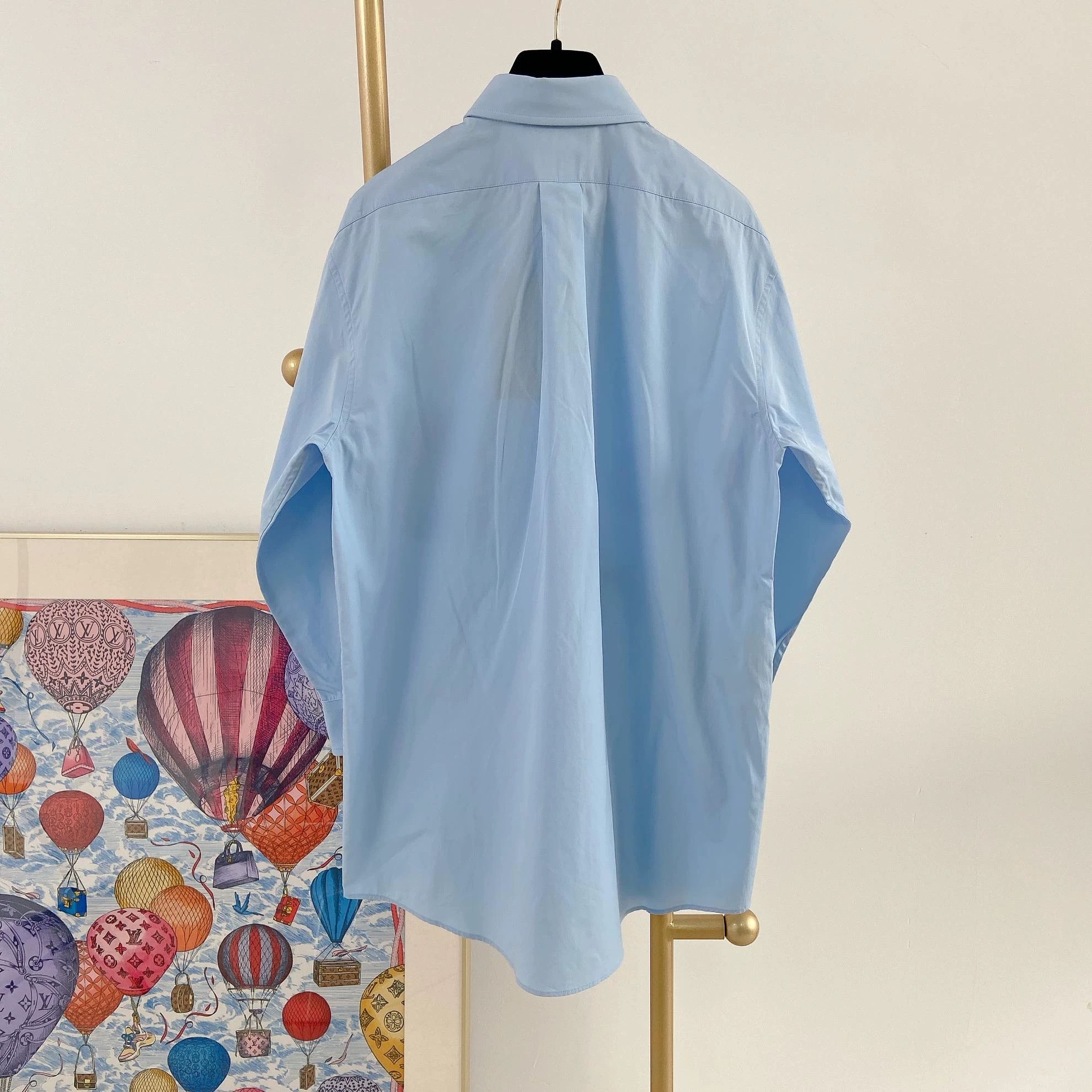 Gucci Gucci Cat Blue Shirt 38 with Tags Size XS / US 0-2 / IT 36-38 - 3 Thumbnail