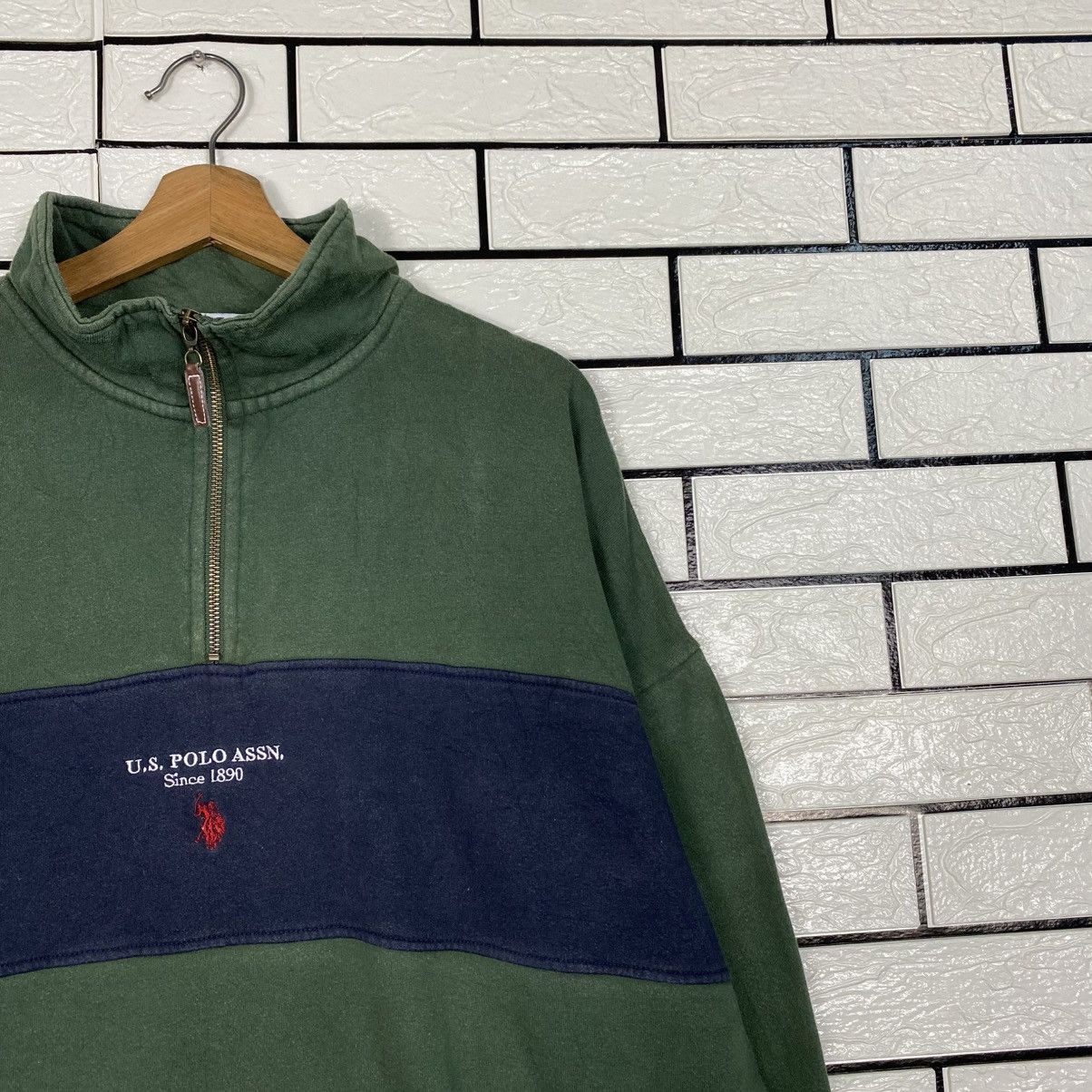 Japanese Brand 📌Vintage Half Zipper Anorak Design U.S Polo Assn Small Pony Size US M / EU 48-50 / 2 - 7 Thumbnail