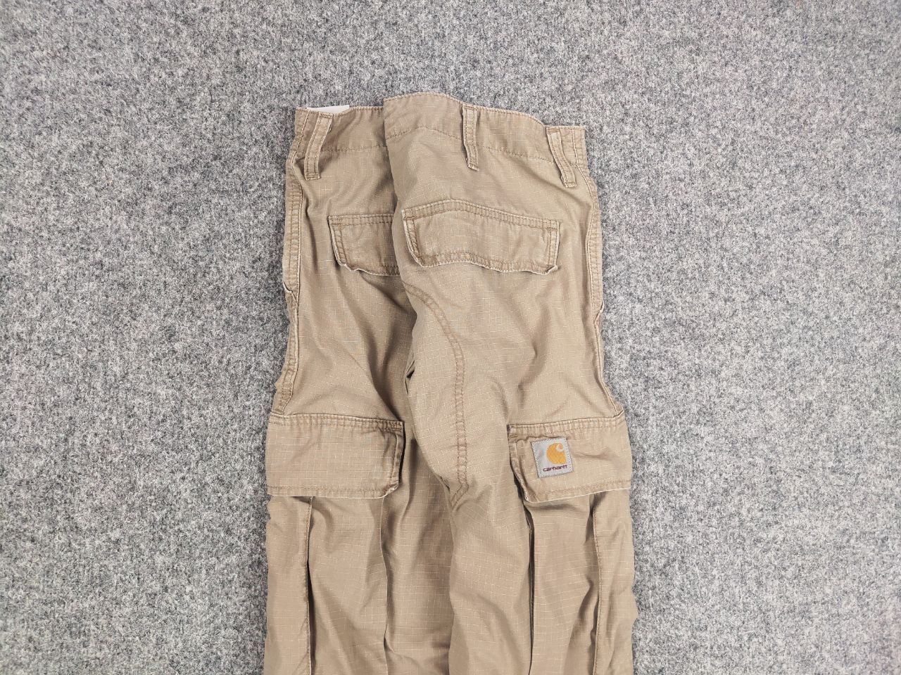Vintage Carhartt Beige Ripstop Faded Cargo Pants Y2k Style