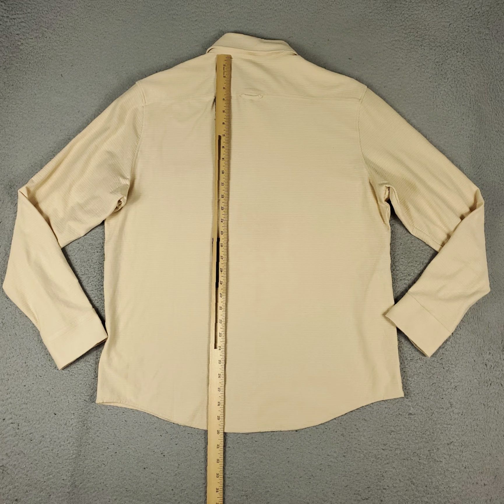 UNTUCKit UNTUCKit Shirt Mens Large Beige Heavy Casual Button Up Long Sleeve Size US L / EU 52-54 / 3 - 3 Thumbnail