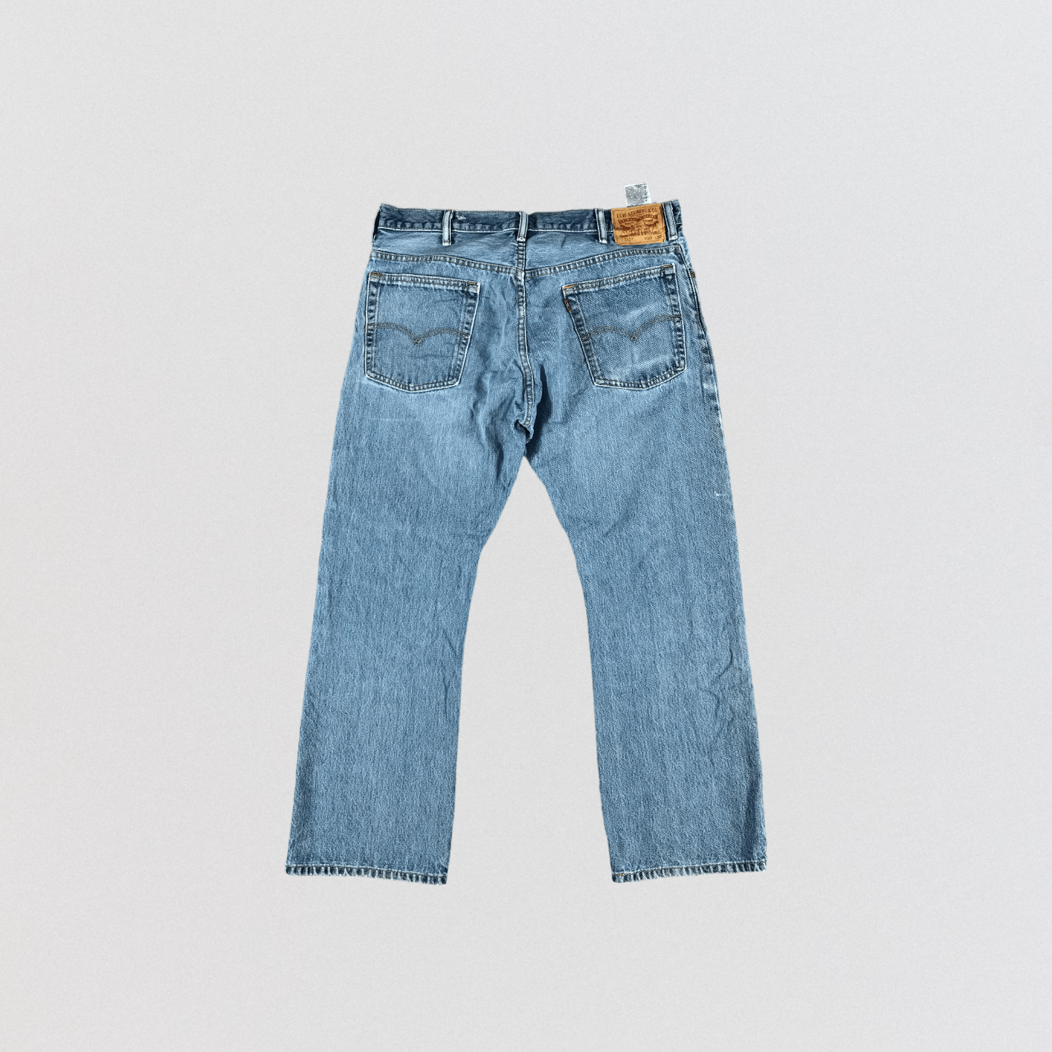 Levi's × Vintage Vintage Blue Wash Levis 517 Flare Jeans-JM2979 Size US 37 - 2 Thumbnail