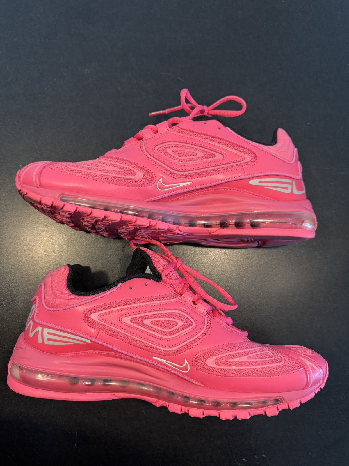 Nike × Supreme Nike x Supreme Airmax 98 Pink Size US 12 / EU 45 - 2 Thumbnail