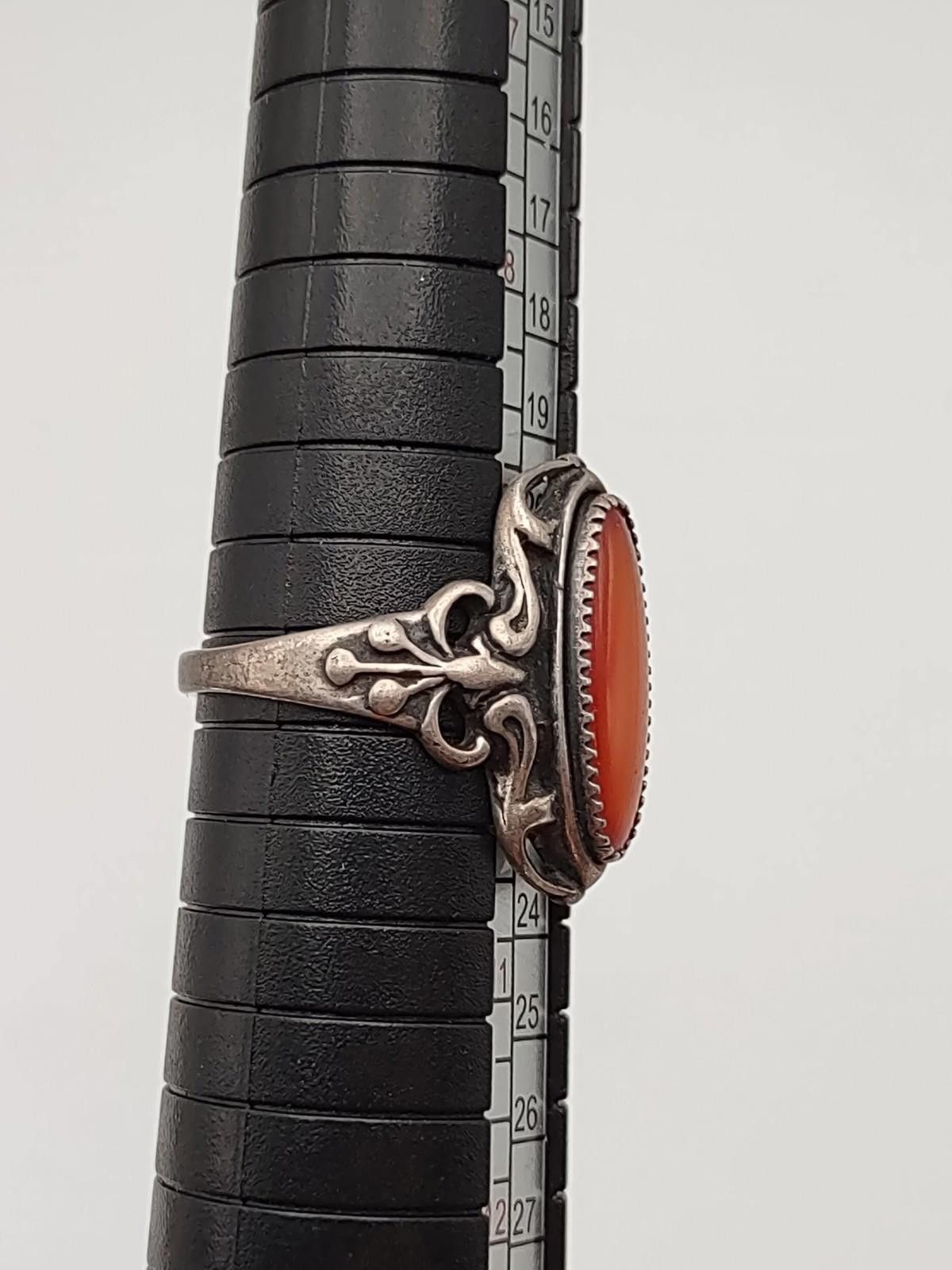 Other Vtg Bell Trading Post Sterling Silver Carnelian Ring Sz 9.5 Size ONE SIZE - 2 Thumbnail