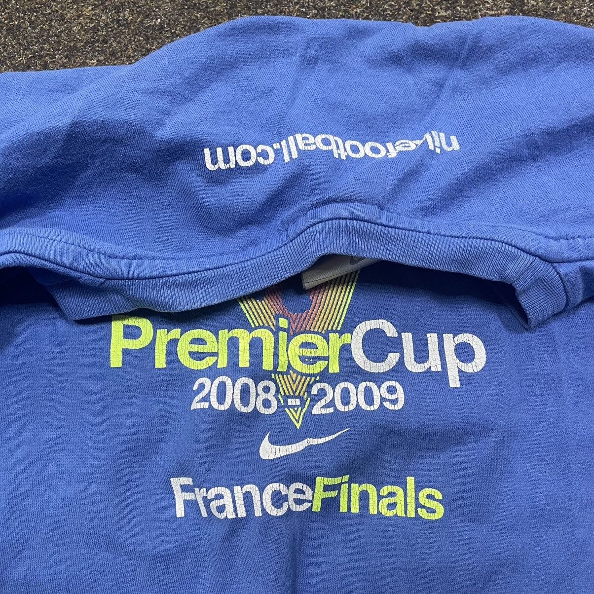 Vintage Vintage 2008 Nike Premier Cup France Finals Graphic Tee Blue Size US M / EU 48-50 / 2 - 8 Thumbnail