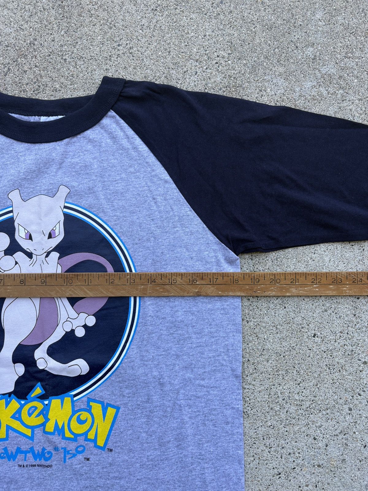Pokemon Vintage 1999 Pokèmon “#150” MewTwo 3/4 Sleeve Shirt Size M Size US M / EU 48-50 / 2 - 6 Thumbnail