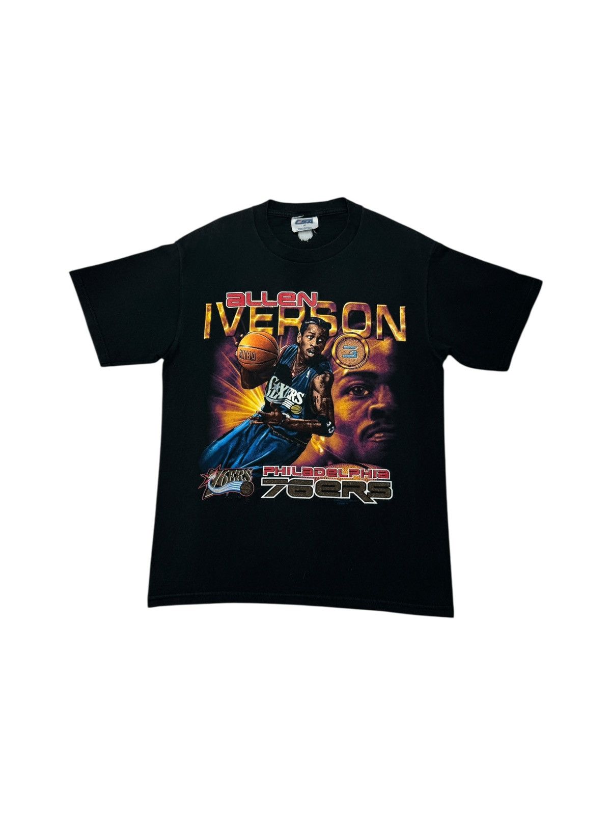 Vintage Vintage Allen Iverson Penny Coin Tee Shirt Size US M / EU 48-50 / 2 - 1 Thumbnail