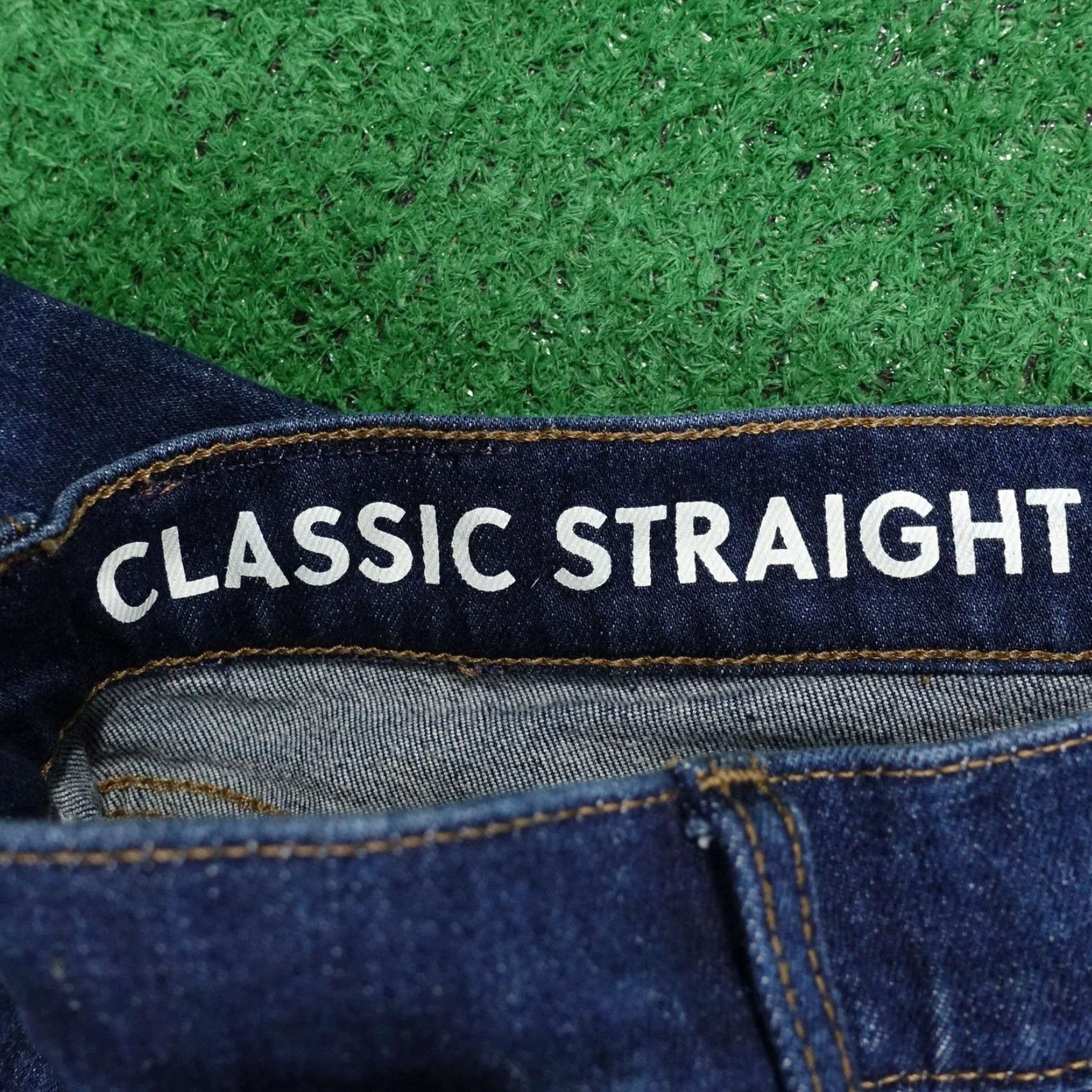 J.Crew J.Crew Men's Classic Straight Jeans 29 Dark Wash Blue Denim Stretch Size US 29 - 7 Thumbnail