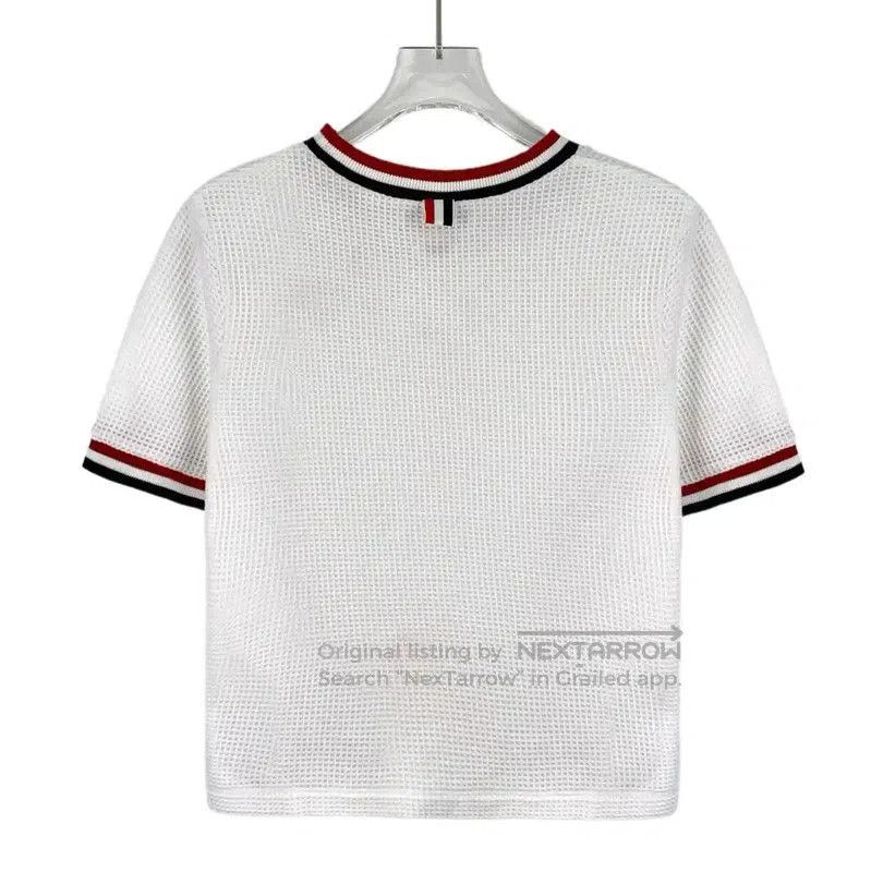 Thom Browne Thom Browne White Cotton Women's T-Shirt . Size S / US 4 / IT 40 - 2 Thumbnail