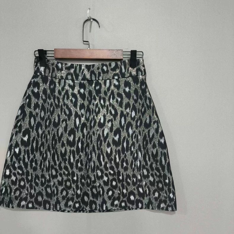 Prada Leopard Print Short Skirt by Miu Miu-2506 Size 37" - 3 Thumbnail
