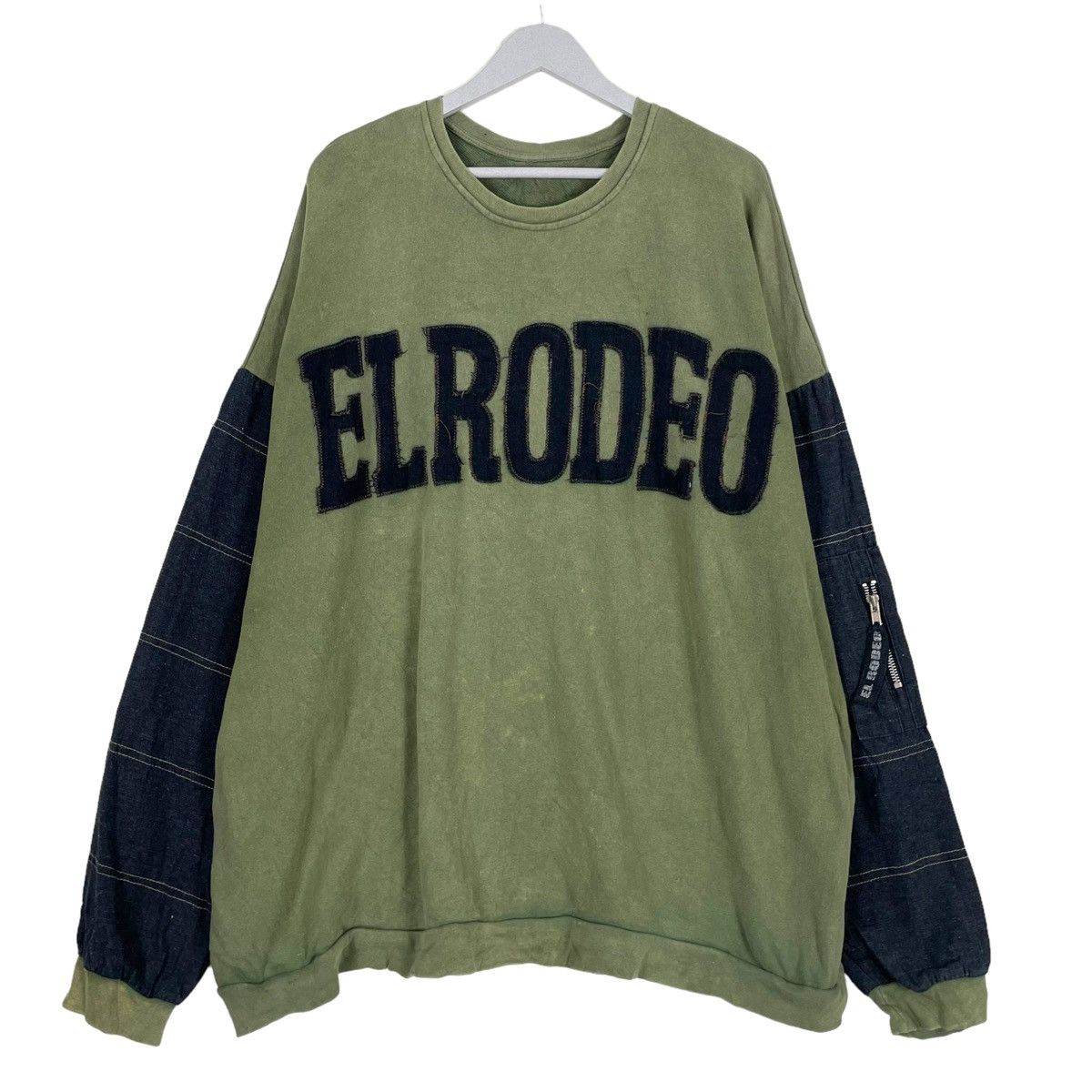 Japanese Brand 💥ELRODEO BAGGY CREWNECK PULLOVER SWEATSHIRT Size US XXL / EU 58 / 5 - 1 Thumbnail