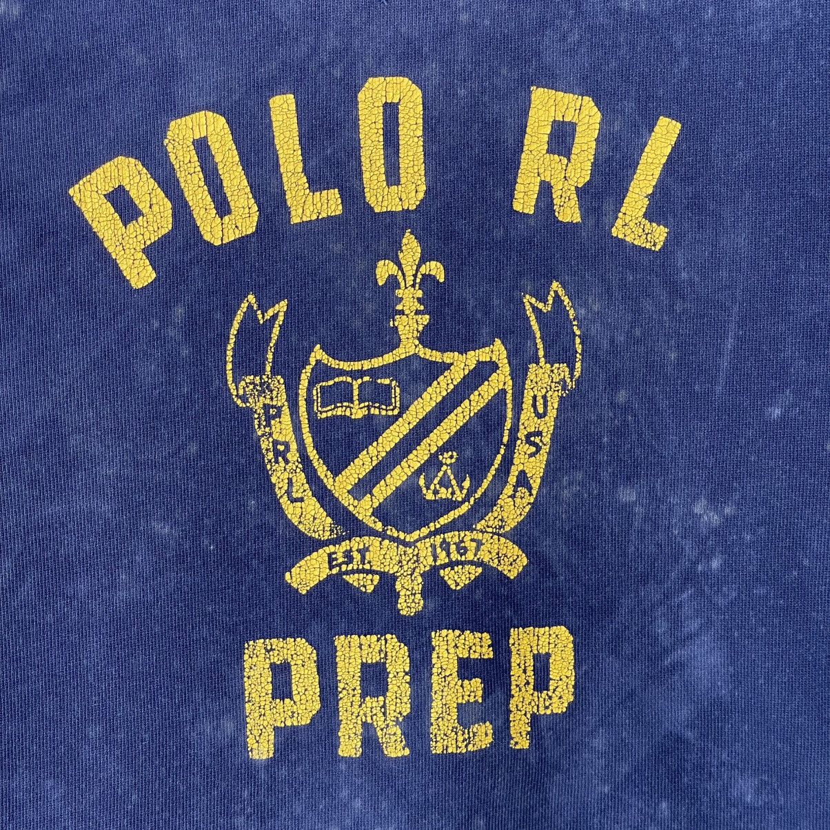 Polo Ralph Lauren Trashed Vintage Polo Sport RL Prep Shield Crest Sweatshirt Size US M / EU 48-50 / 2 - 5 Thumbnail