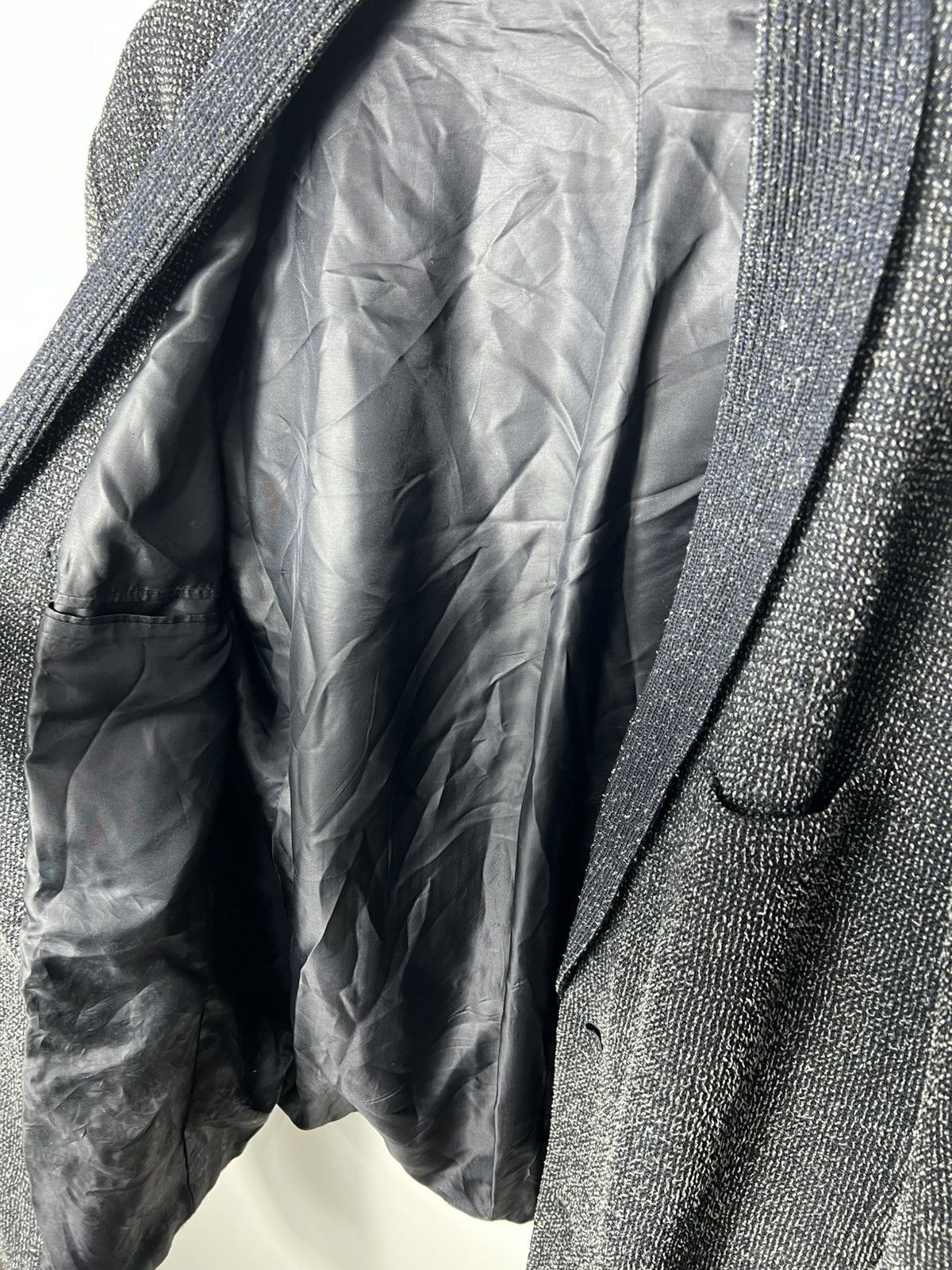 Issey Miyake Vintage Issey Miyake 90s Wool Knit Shawl Blazer Cardigan Size US XL / EU 56 / 4 - 6 Thumbnail