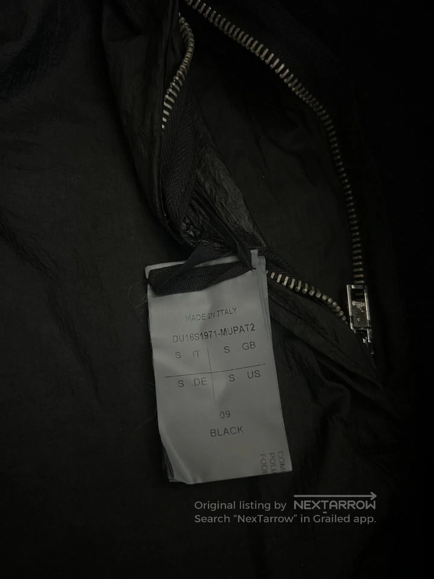 Rick Owens Rick Owens Black Nylon Oversized Jacket. Size US S / EU 44-46 / 1 - 8 Thumbnail