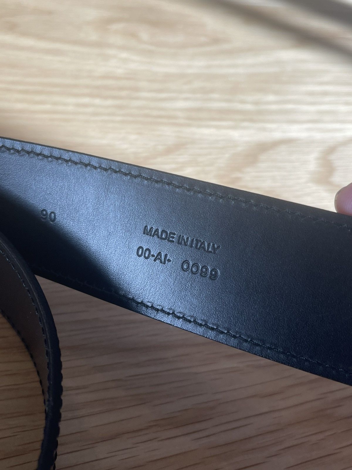Dior homme belt KVA hedi slimane sz90