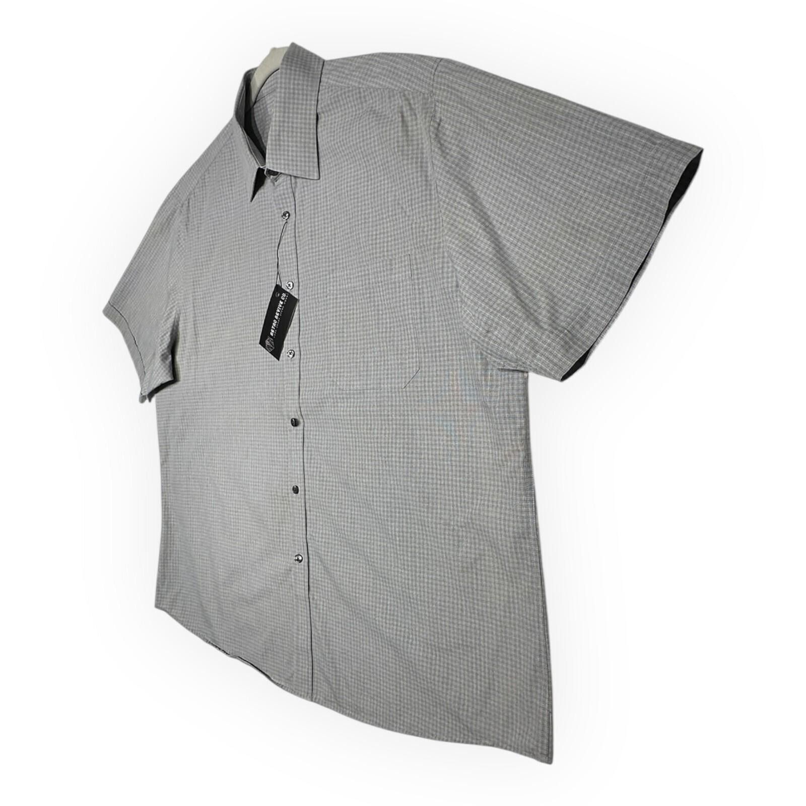 Marks & Spencer Marks & Spenser Shirt Men's UK Size 2XL Grey Non Iron Size 48R - 3 Thumbnail